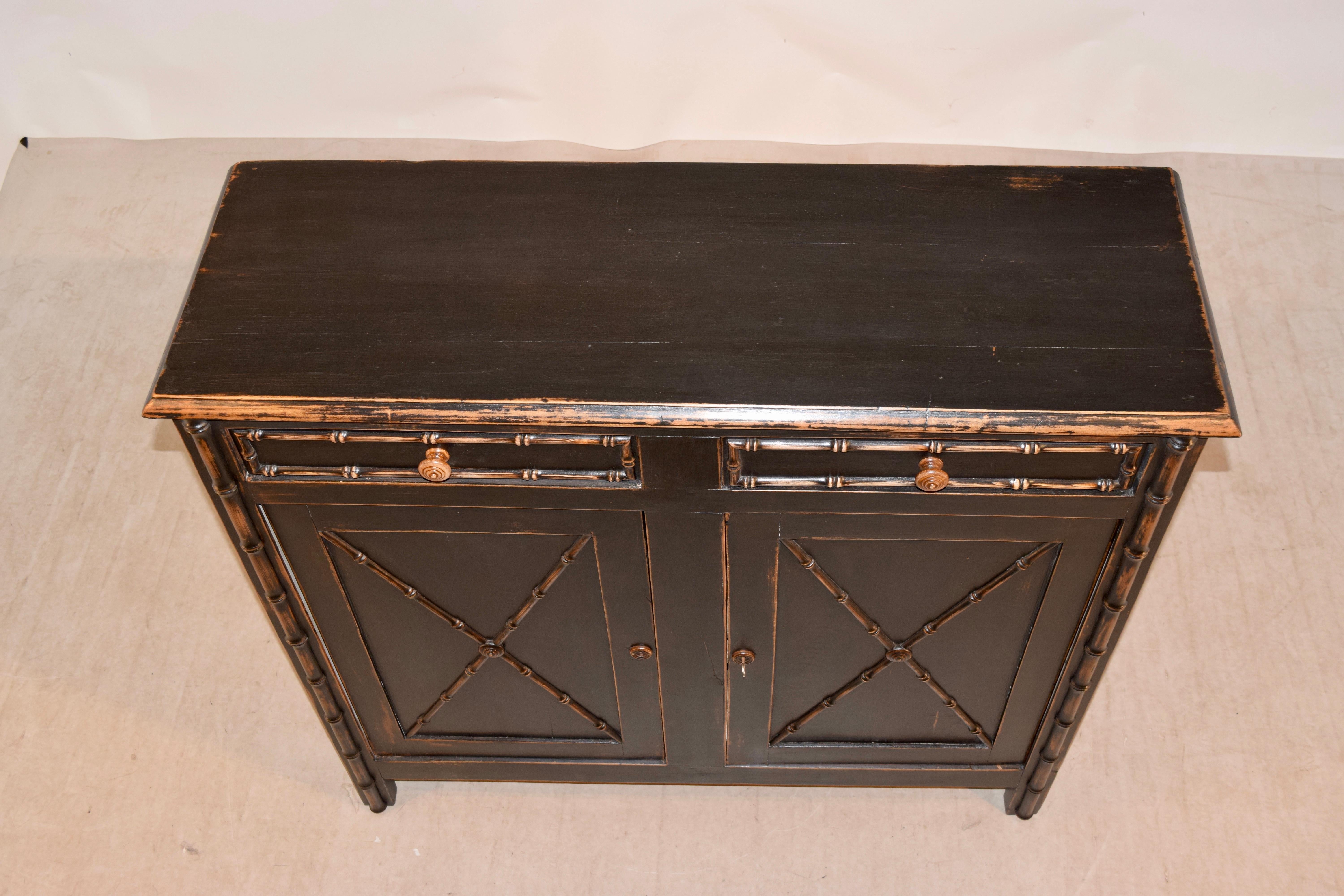 19th Century Painted Buffet In Good Condition In High Point, NC