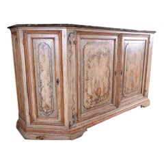 Buffet dipinto del XIX secolo