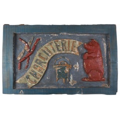 19th Century Painted "Charcuterie" Sign