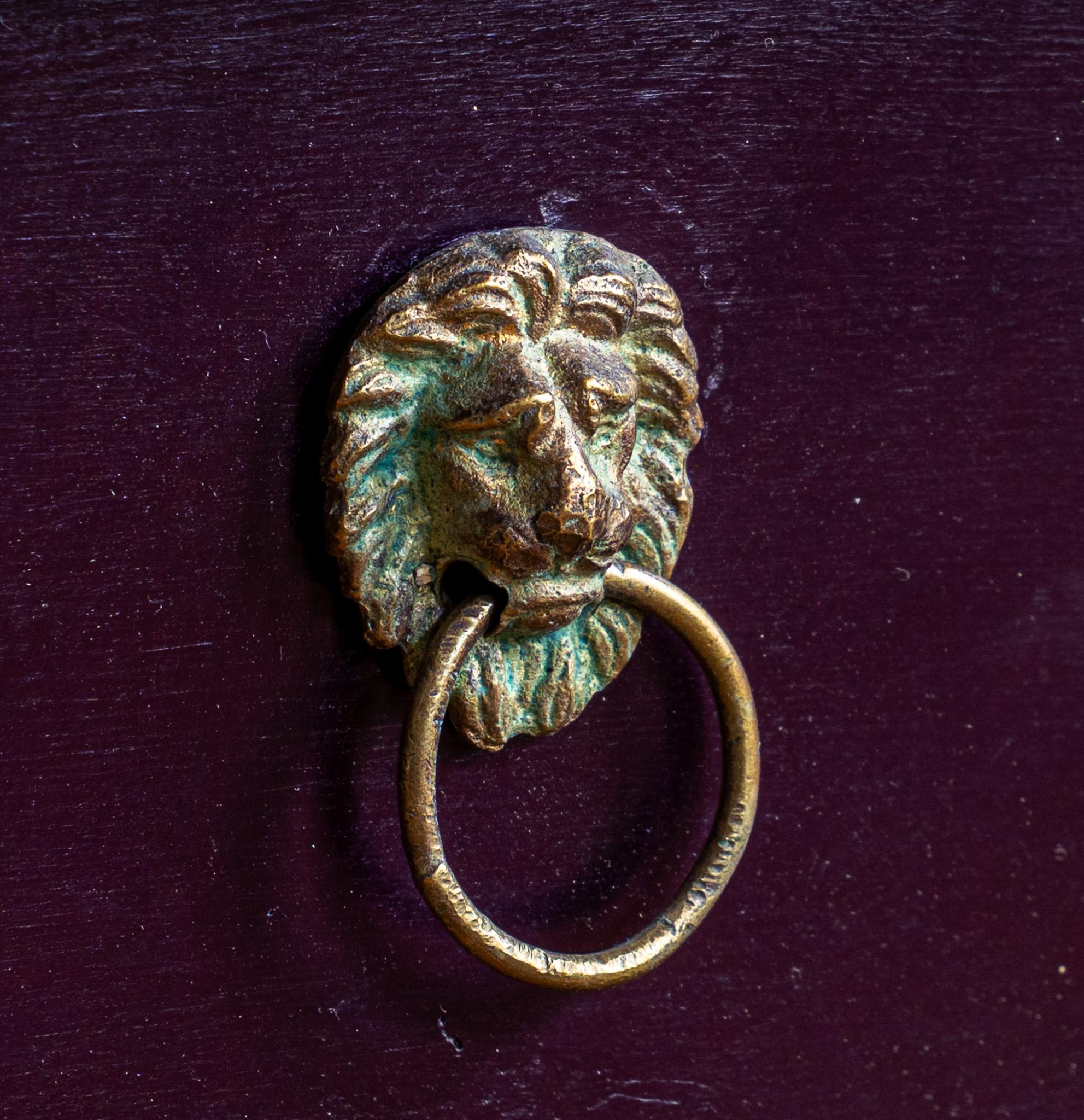 Miroir de cheval peint du 19e siècle en vente 3