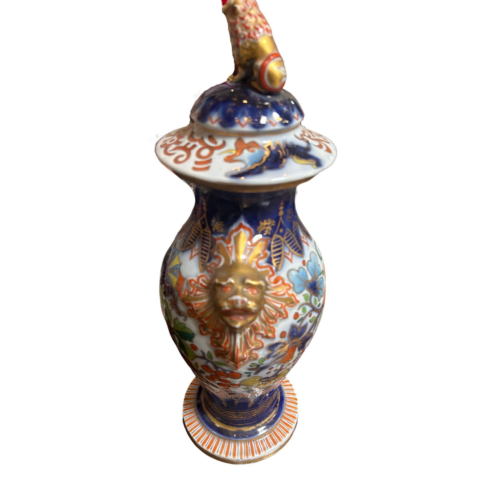 XIXe siècle Ware d'exportation chinoise peinte du 19ème siècle en bois flotté en vente