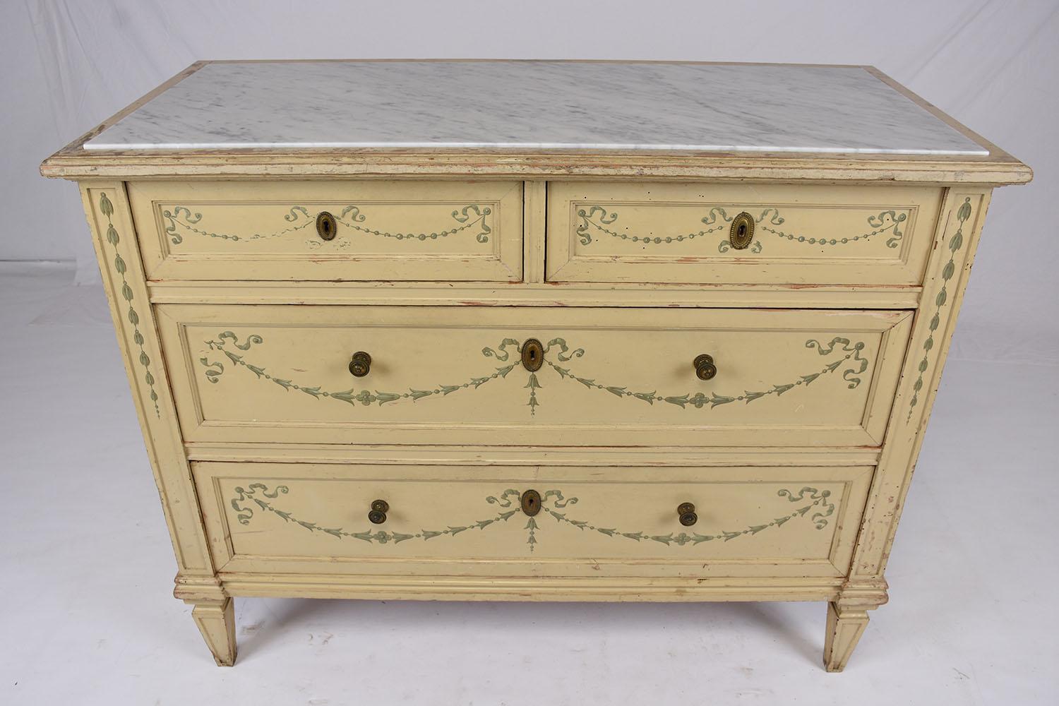 English 19th Century Painted Dresser