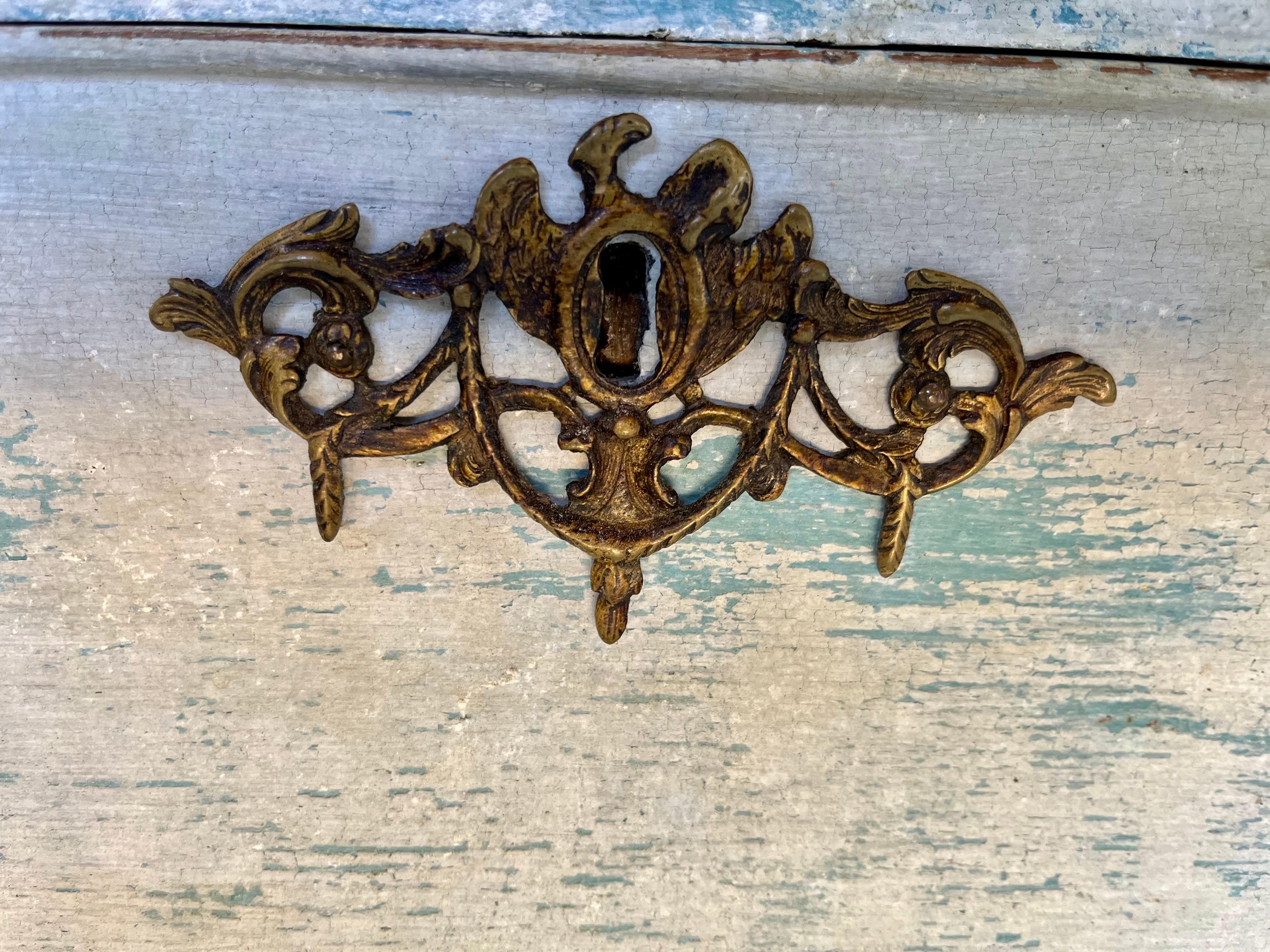 19th Century Painted Dutch Armoire / Cupboard For Sale 10