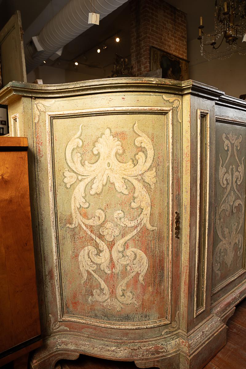 Louis XIV 19th Century Painted Enfilade For Sale