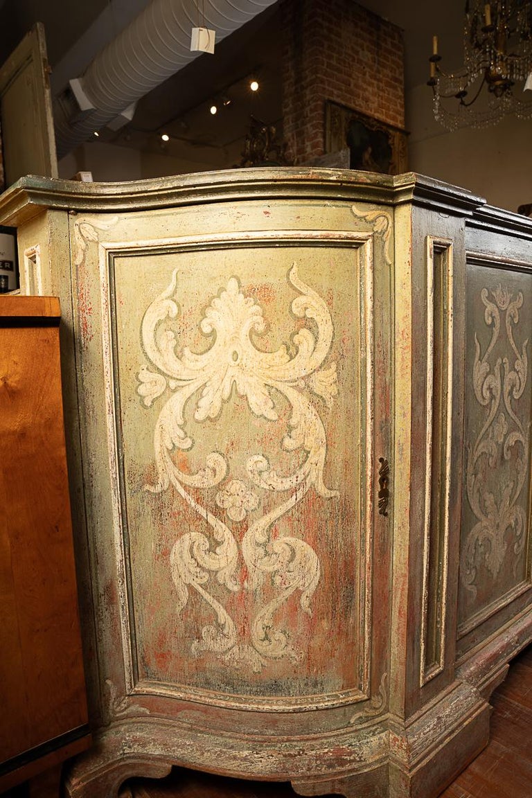 Louis XIV 19th Century Painted Enfilade For Sale