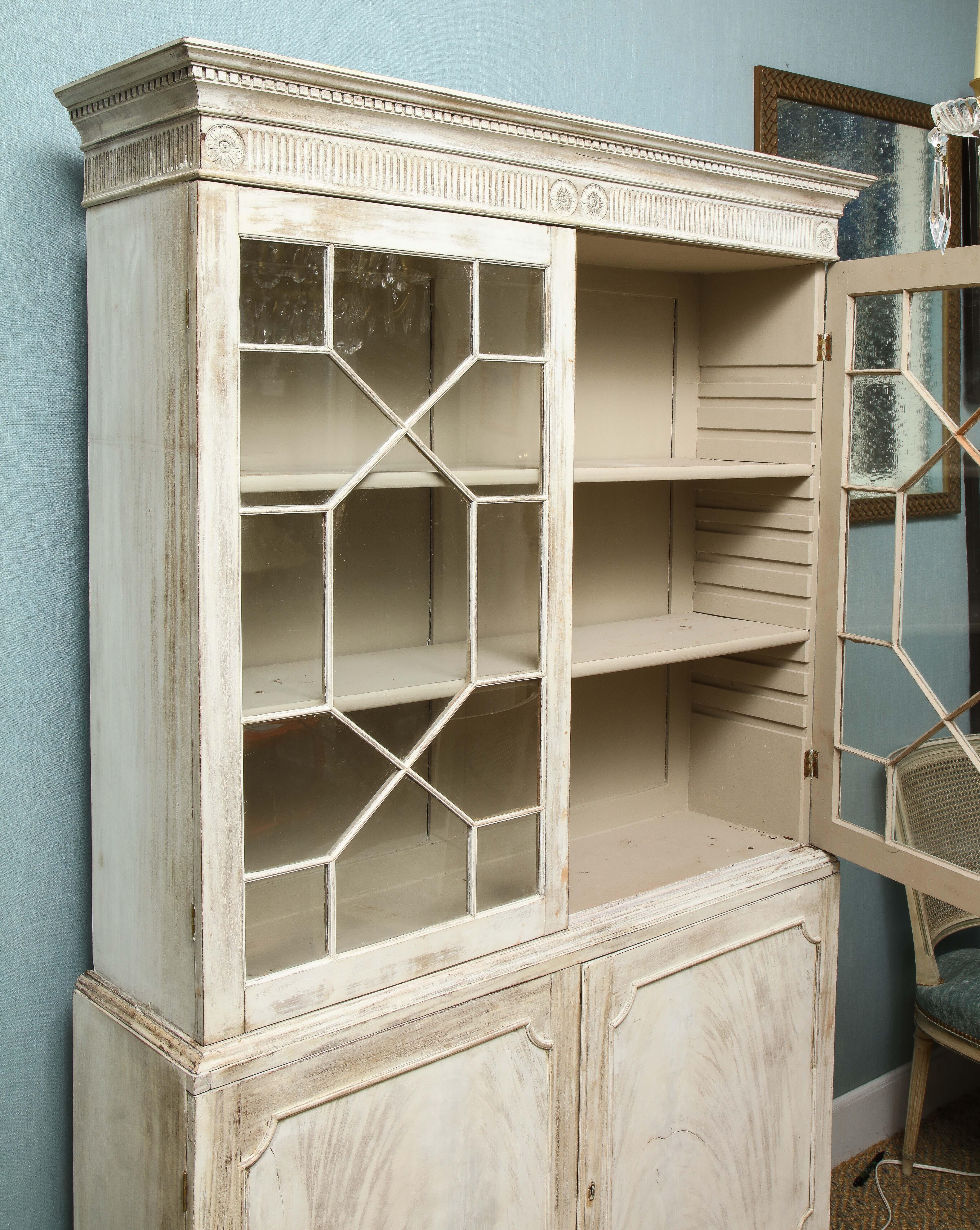 19th Century Painted English Cabinet 9