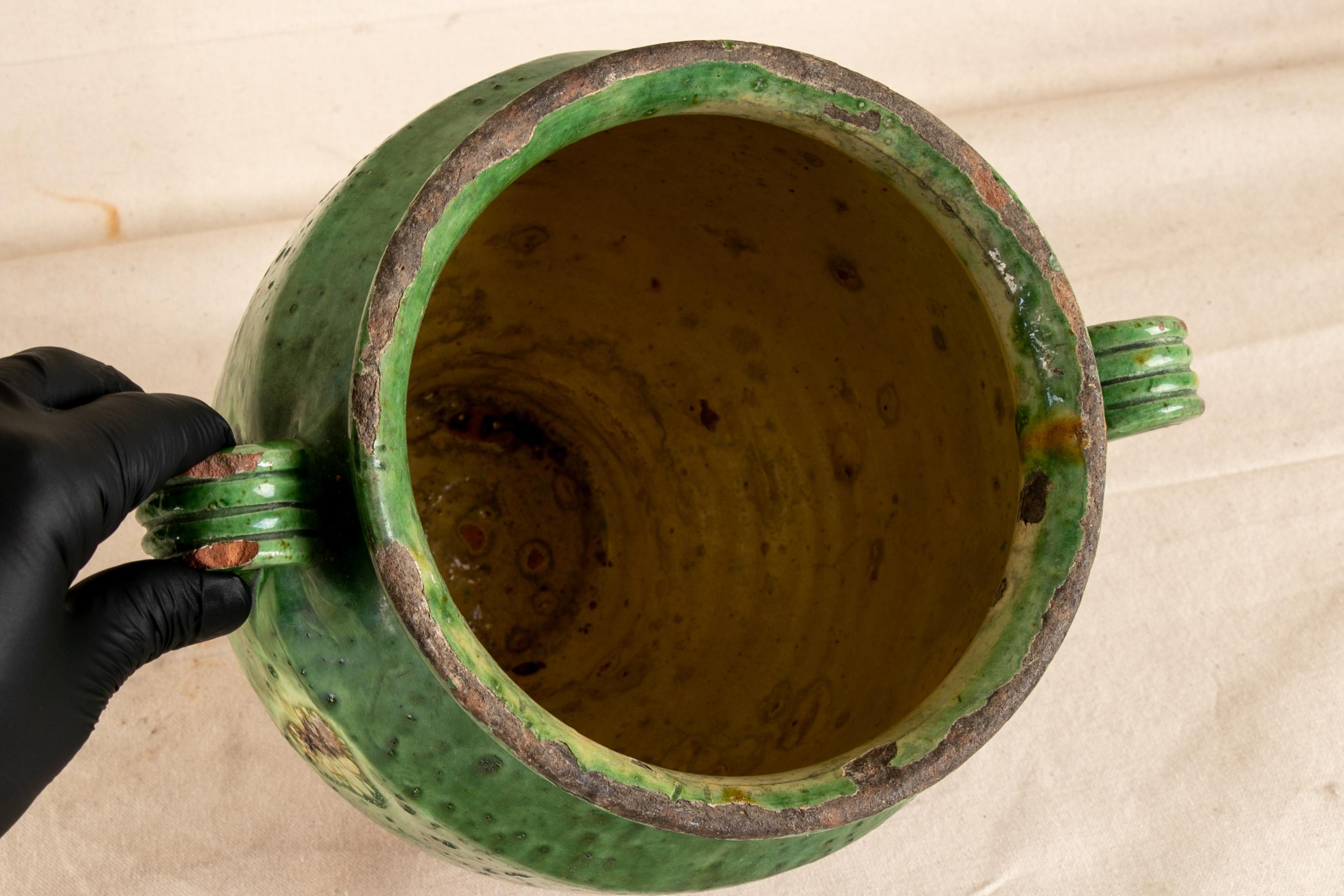 19th Century Painted French Confit Pot 2