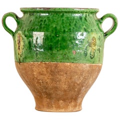 19th Century Painted French Confit Pot