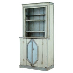 19th Century Painted French Kitchen Cupboard