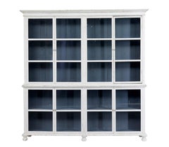 19th Century painted glazed cabinet