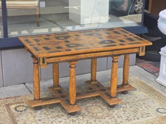 19th Century Painted Grand Tour Center Table with Faux Specimen Top