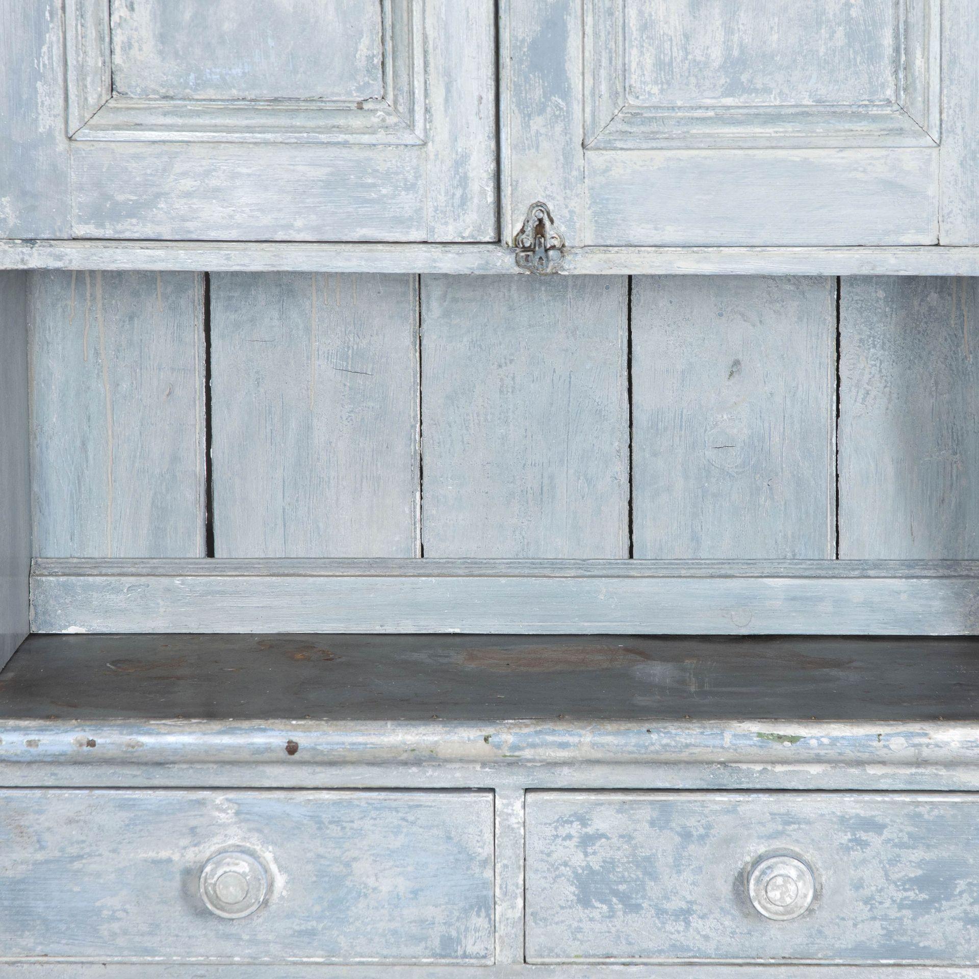 British 19th Century Painted Housemaids Cupboard For Sale