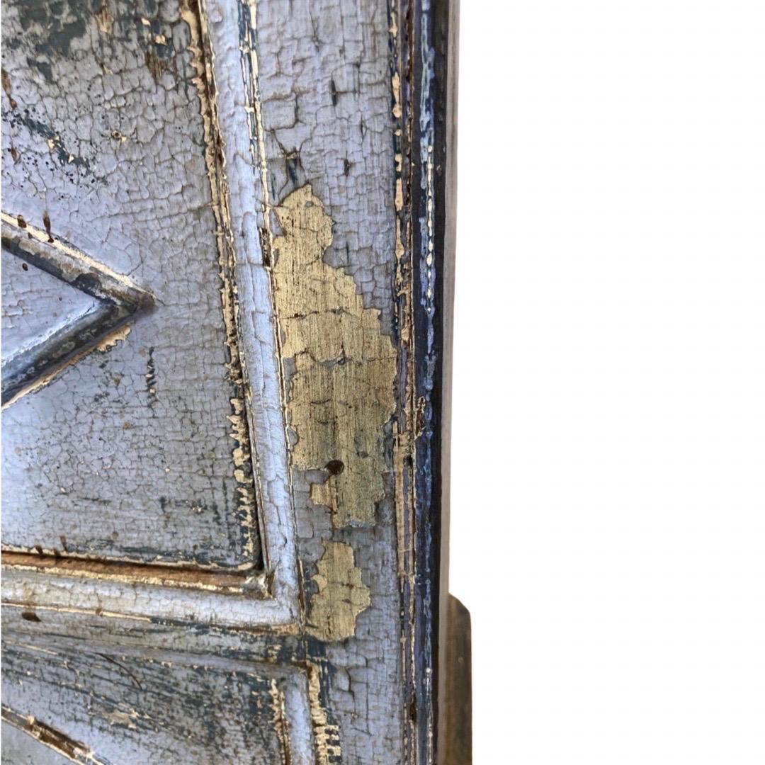 19th Century Painted Italian Nightstand with Drawers 8