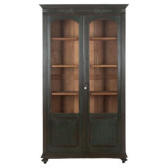 Antique 19th Century Painted Kitchen Cabinet