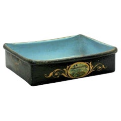 Antique 19th Century Painted Papier Mâché Tray