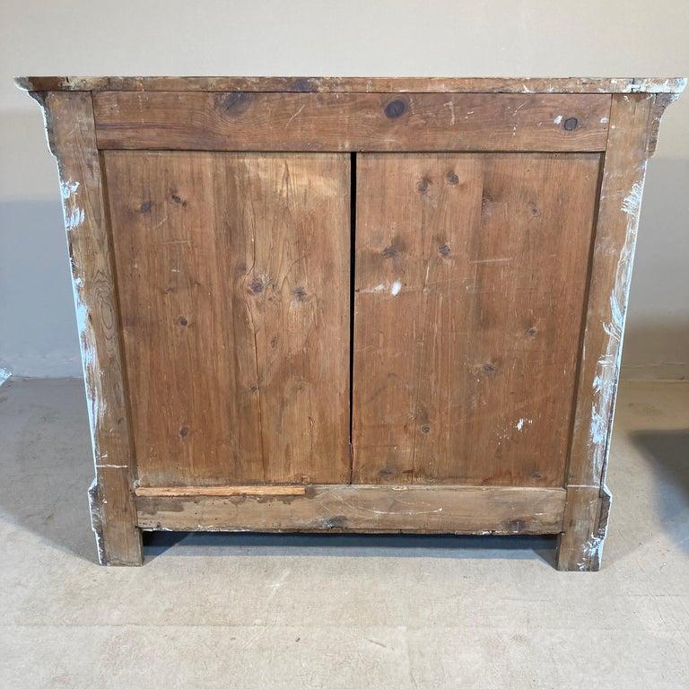 Hand-Painted 19th Century Painted Louis Philippe Style Commode For Sale