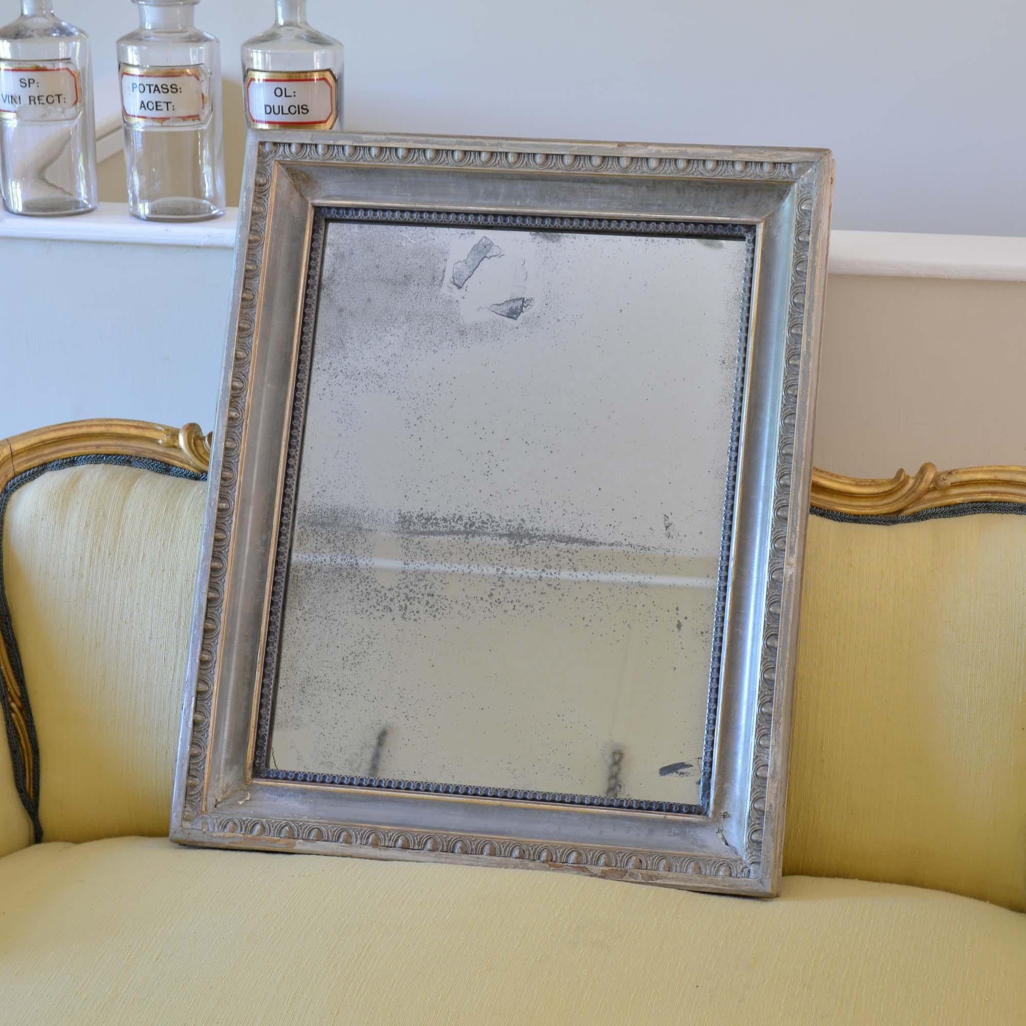 19th century painted mirror For Sale 8