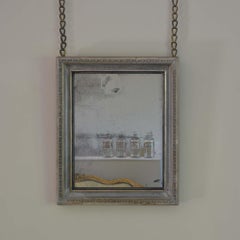 19th century painted mirror