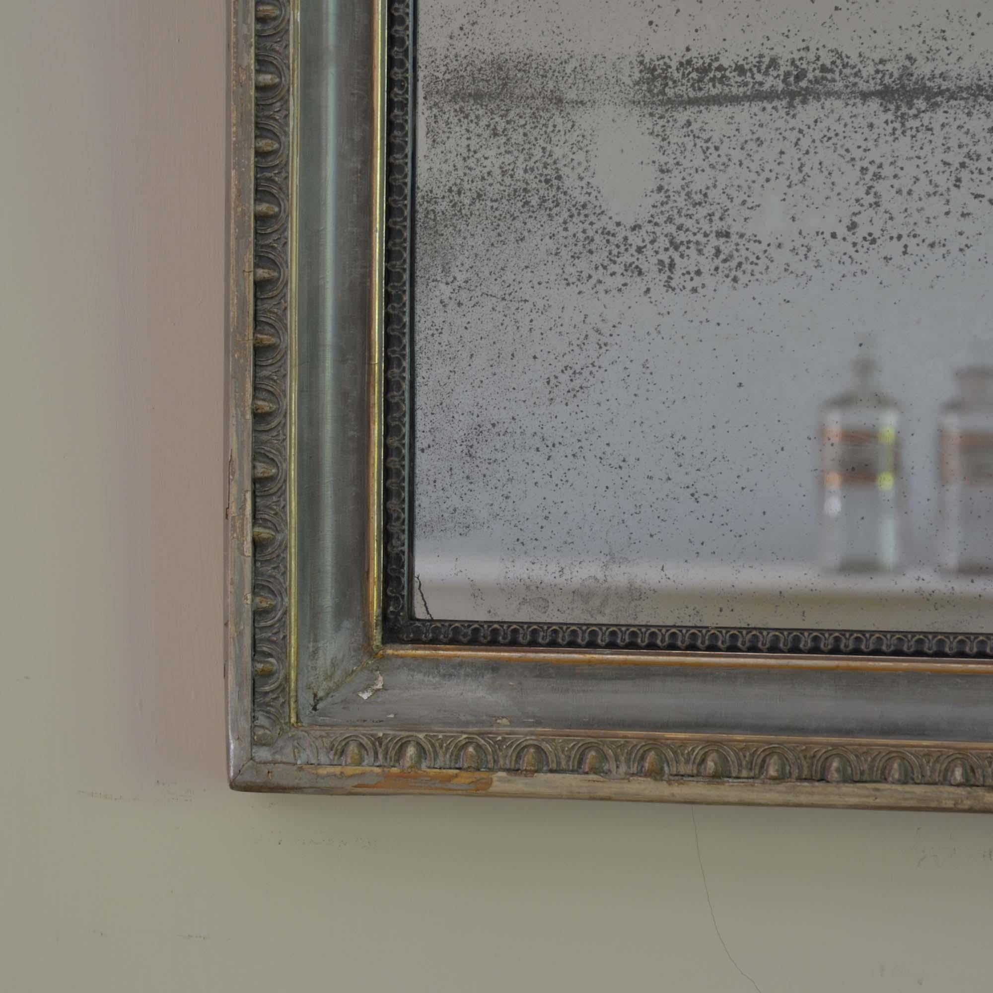19th Century 19th century painted mirror For Sale