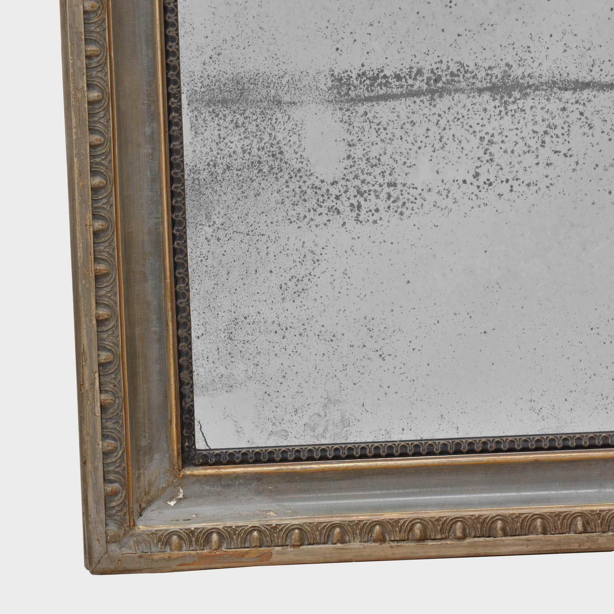 19th century painted mirror For Sale 1