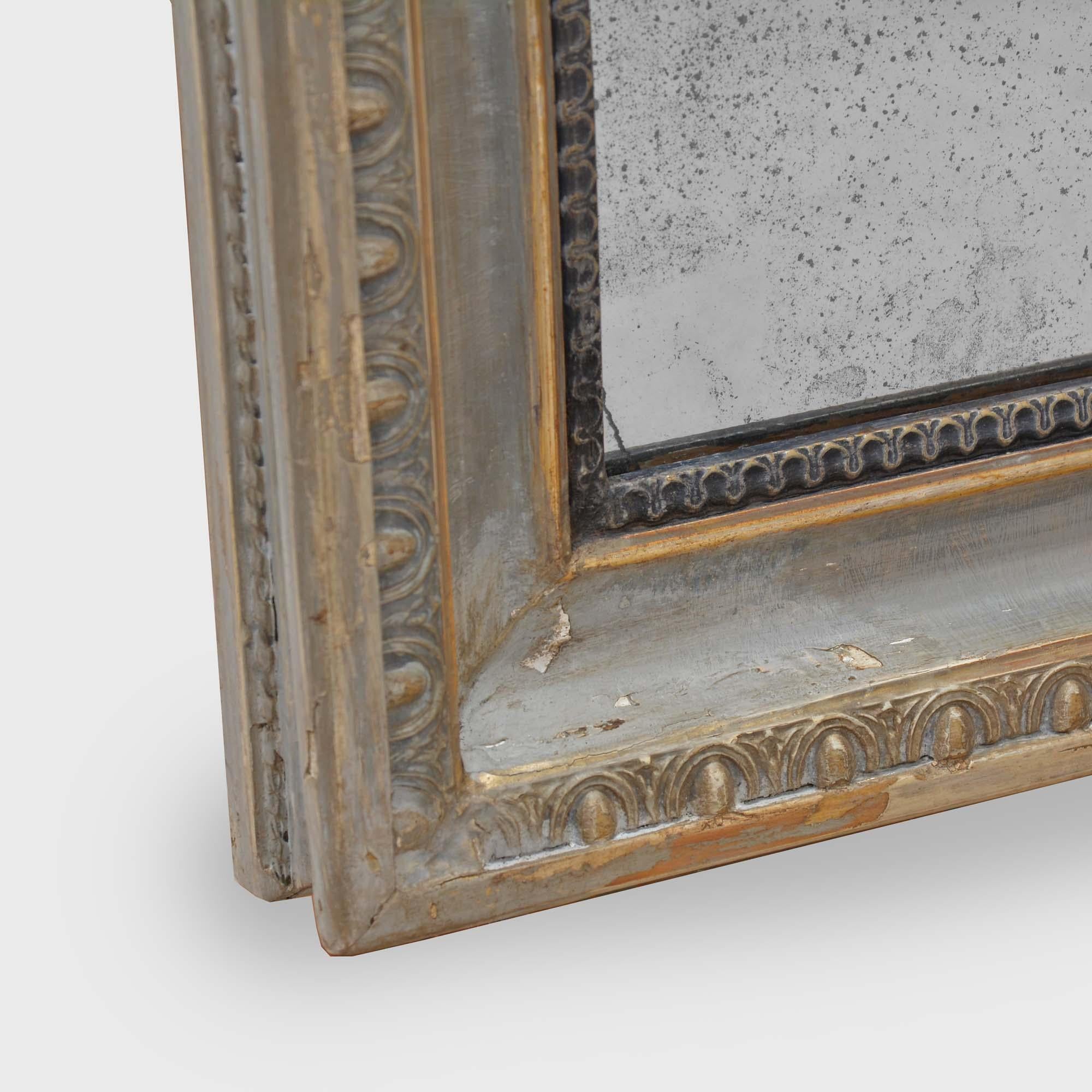 19th century painted mirror For Sale 3