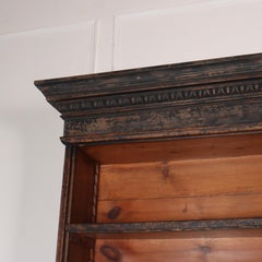 19th Century Painted Oak Library Bookcase