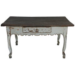 19th Century Painted One Drawer Desk