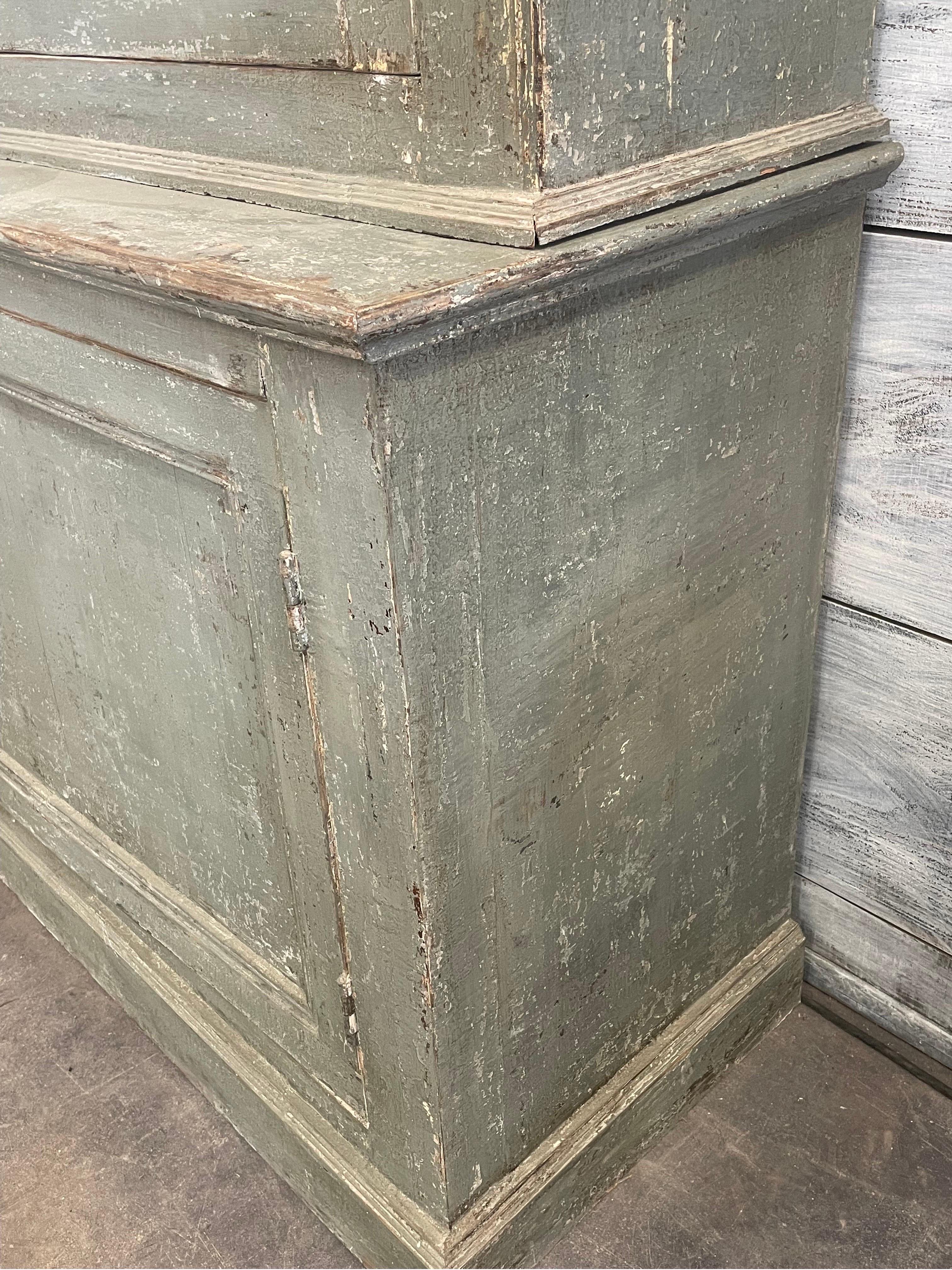 19th Century Painted Pharmacy Cabinet from Portugal 3