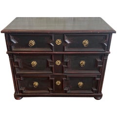 19th Century Painted Pine German Chest
