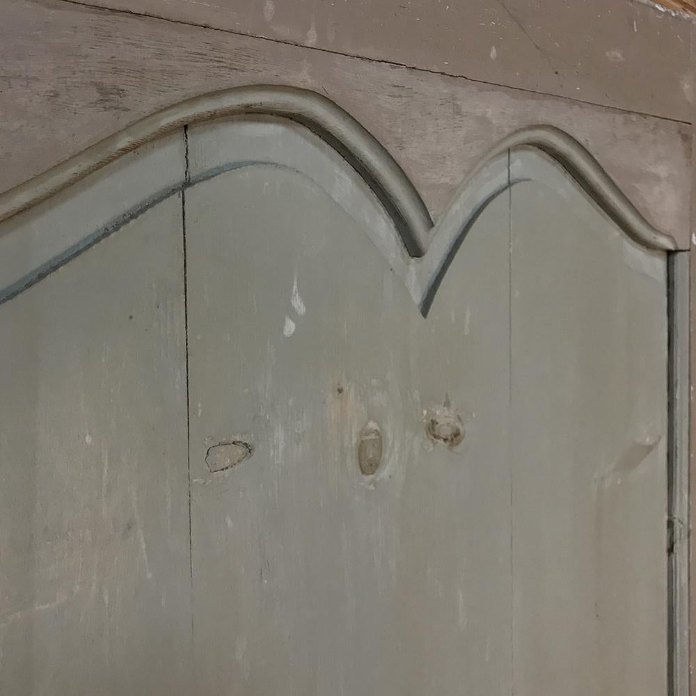 Hand-Painted 19th Century Painted Pine Interior Door