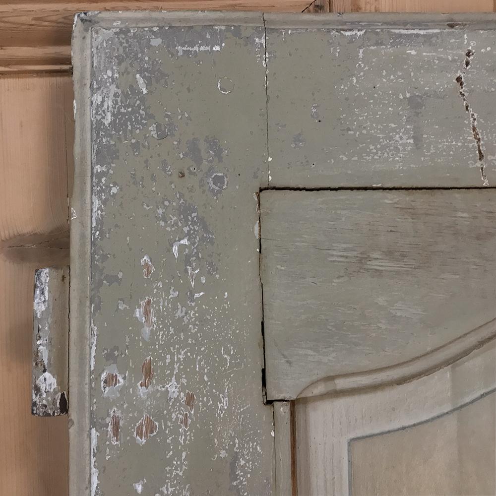 19th Century Painted Pine Interior Door 2