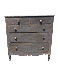 19th Century Painted Sheraton Chest