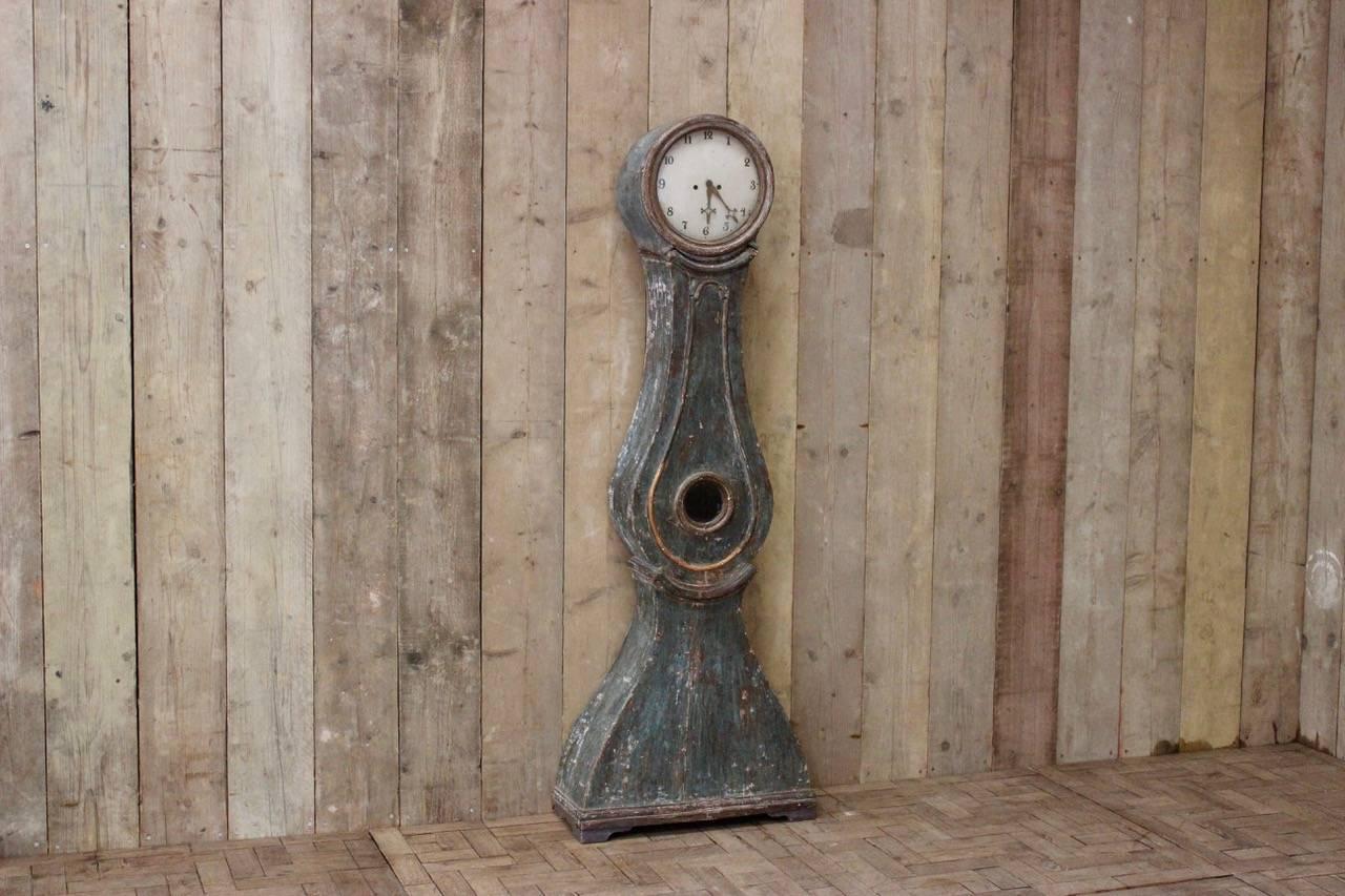 19th Century Painted Swedish Mora Clock For Sale 2