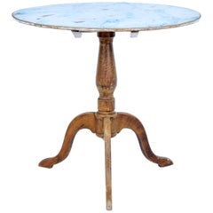 19th Century Painted Swedish Tilt-Top Occasional Table 19th Century Painted Swedish Tilt-Top Occasional Table