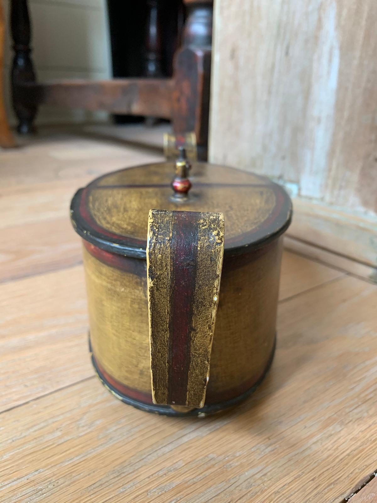 19th Century Painted Tole Egg Carrier 2