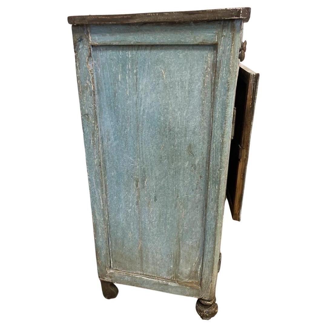 Rustic 19th Century Painted Tuscan Credenza / Cabinet