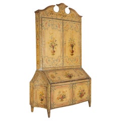 19th Century Painted Venetian Secretary or Desk