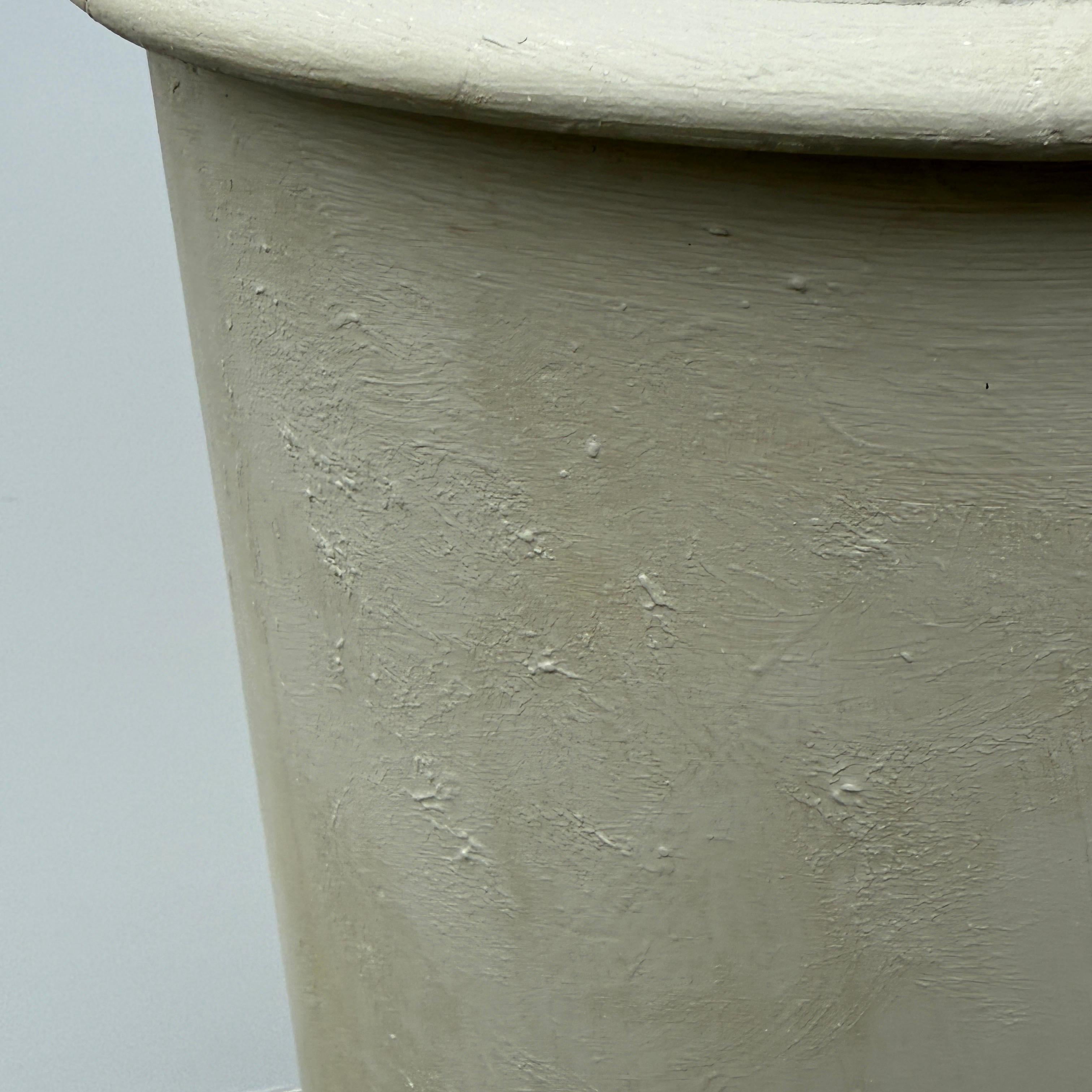 19th Century Painted Wood and Marble Pedestal Stand Gustavian Style For Sale 4