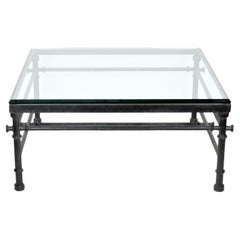 Used 19th Century Painted Wrought Iron Coffee / Cocktails Table