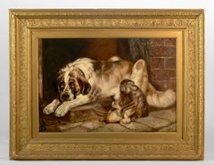 19th Century Painting, ‘Animal Scene’ by William Hunt