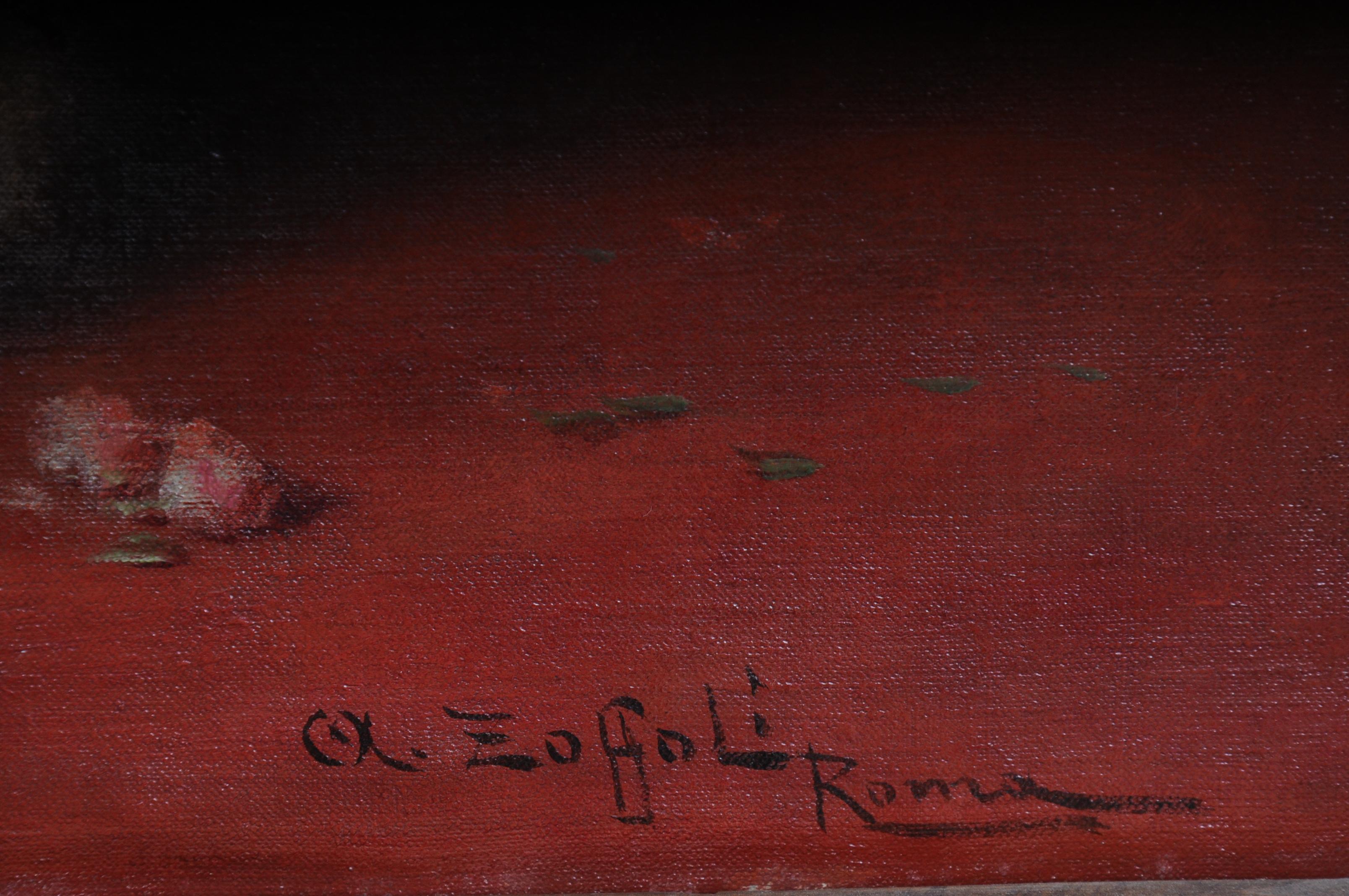Gemälde von A. Zoffoli, Audience mit der Königin, 19. Jahrhundert (Italienisch)