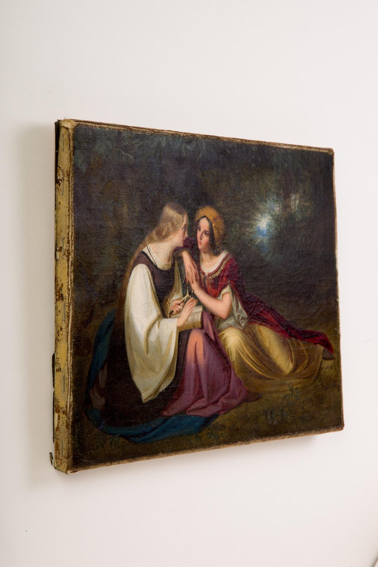 19th Century Painting by Francis Philip Stephanoff of Pious Maidens For