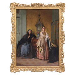 19th Century Painting by Jean Carolus, Belgium Romanticism