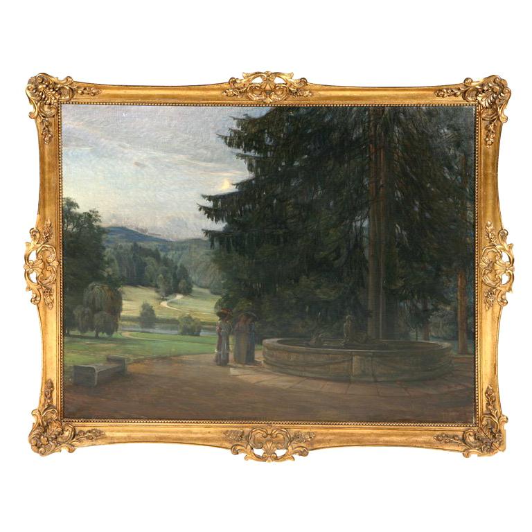 19th Century Painting by Niels-Vinding Dorph (B.1862) For Sale