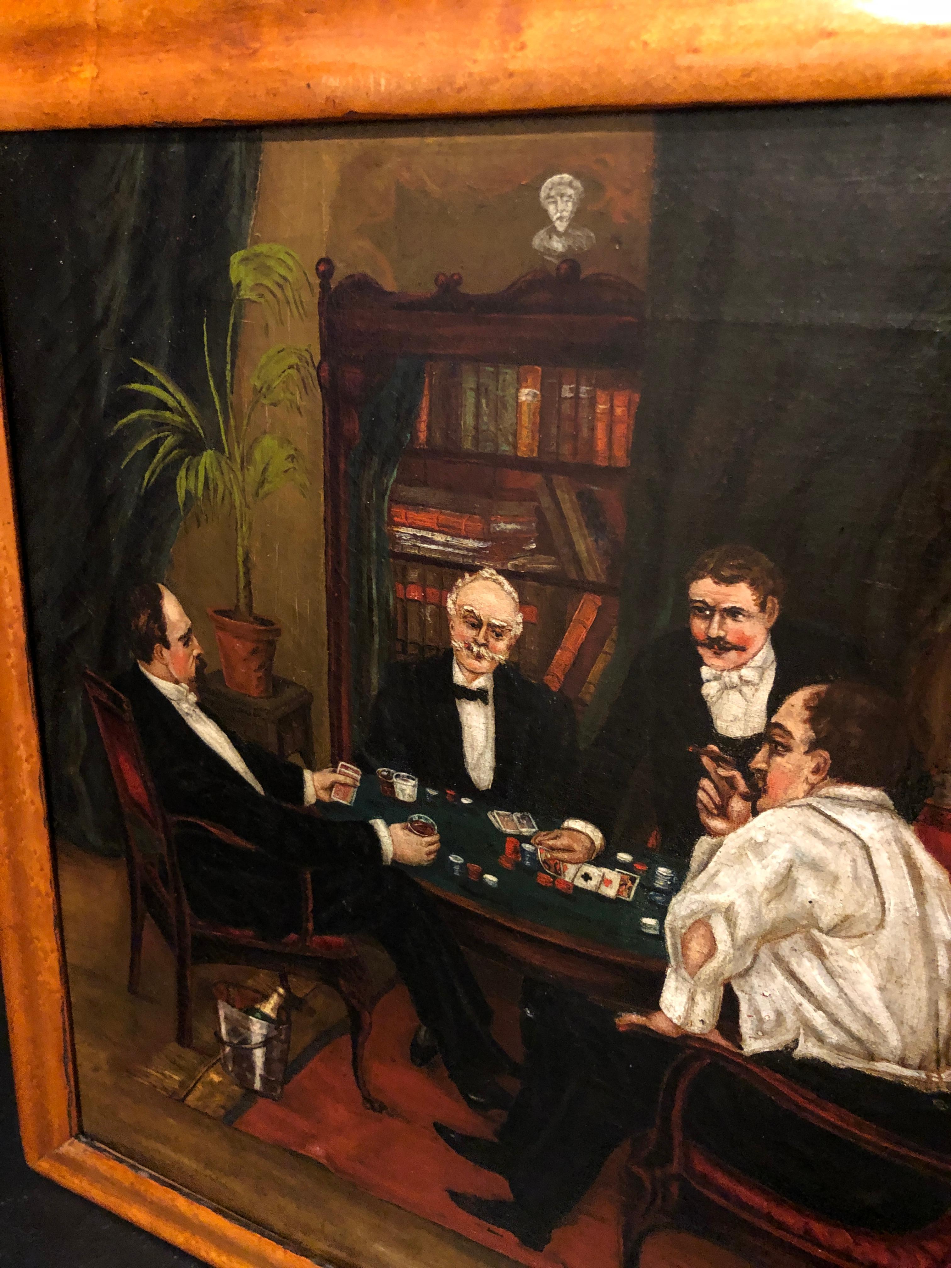 19th Century Painting of Men Gambling 1