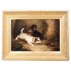 Peinture du 19e siècle intitulée « Who Stole My Supper ? »