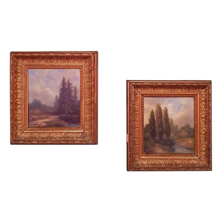 19th Century Paintings by Hermanus Jan Hendrik Rijkelijkhuysen For Sale