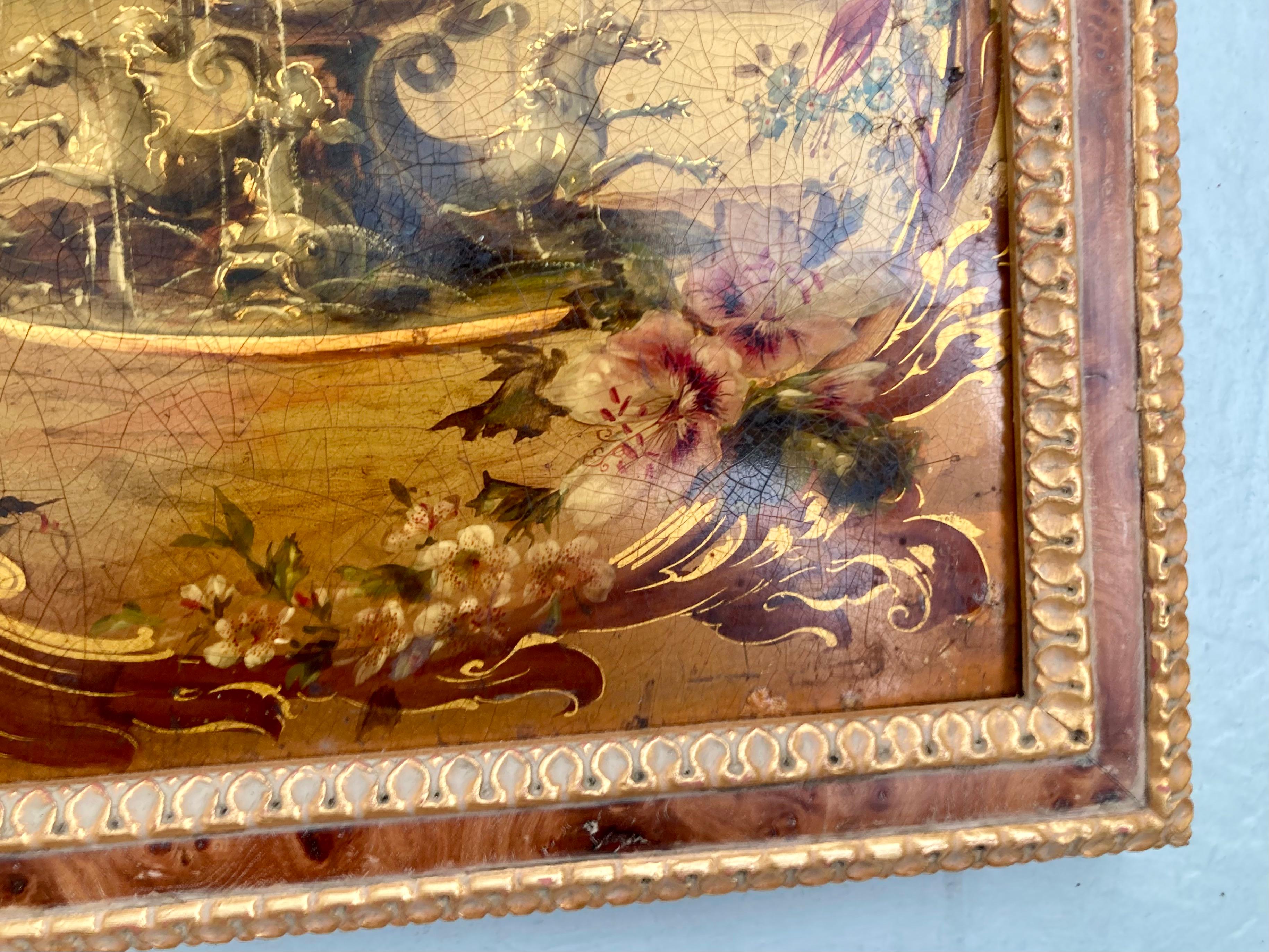 19th Century Paintings Jennens and Bettridge - a Pair For Sale 4
