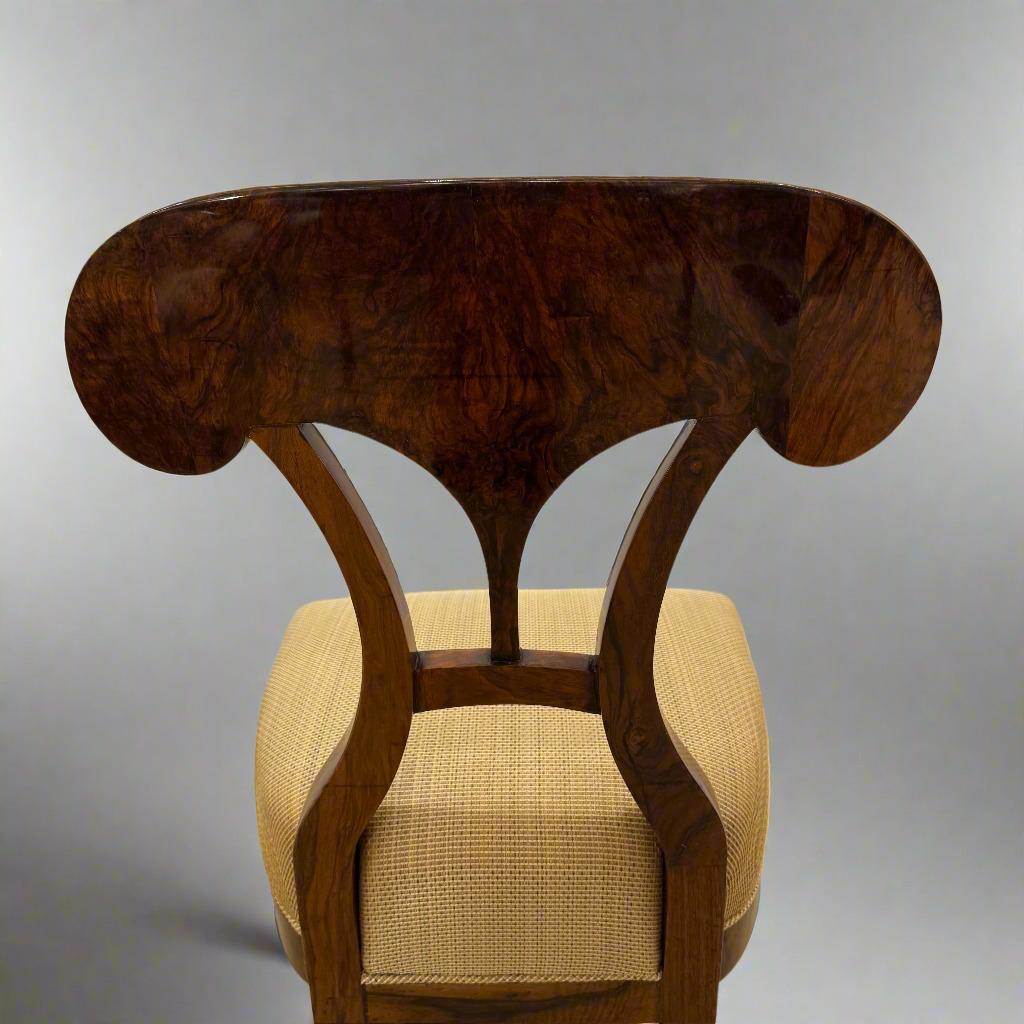 Paire de chaises d'appoint Biedermeier du 19ème siècle, Autriche en vente 1