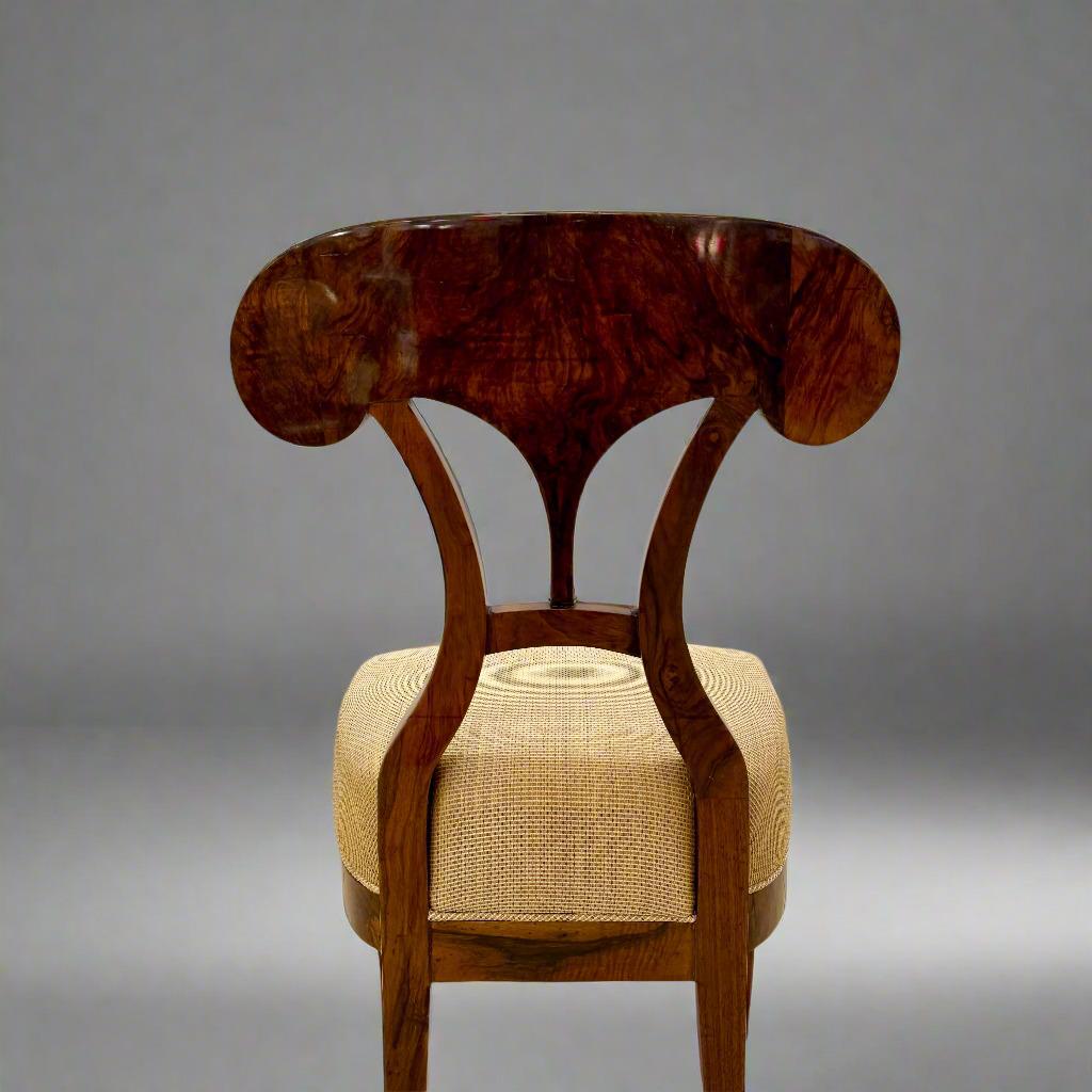 Paire de chaises d'appoint Biedermeier du 19ème siècle, Autriche en vente 2